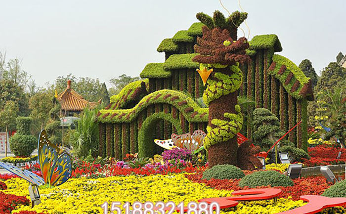 綠雕銹蝕與植物枯萎實(shí)拍對(duì)比圖